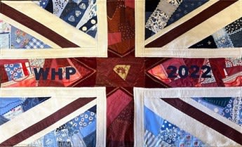 stitched jubilee flag
