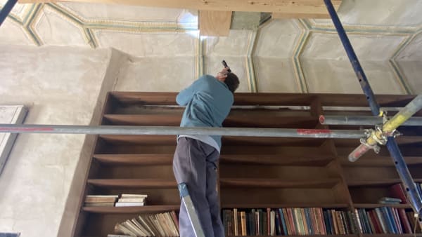 Plasterwork Specialist Discovers 'Modern' Repairs to Geraldine Ceiling